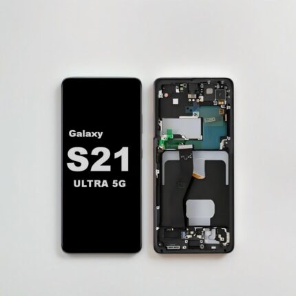 OLED Screen and Digitizer Assembly With Frame for Samsung Galaxy S21 Ultra 5G  (G998)