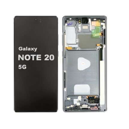 Soft OLED Screen and Digitizer Assembly for Samsung Galaxy Note 20 5G (N980) With Frame